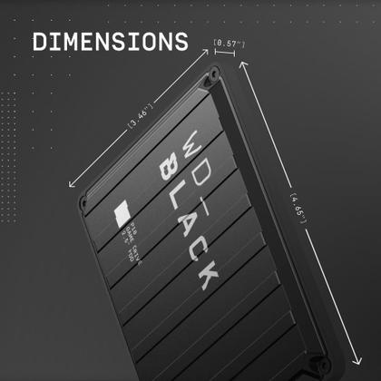 Imagem de Disco rígido externo portátil WD_BLACK P10 2TB para PlayStation, Xbox e PC