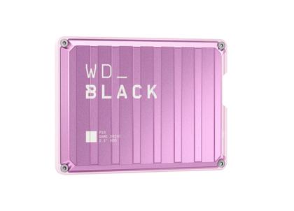 Imagem de Disco rígido externo portátil WD_BLACK P10 4TB rosa