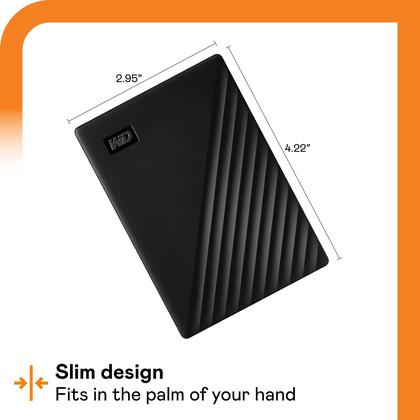 Imagem de Disco rígido externo portátil WD My Passport 4TB preto