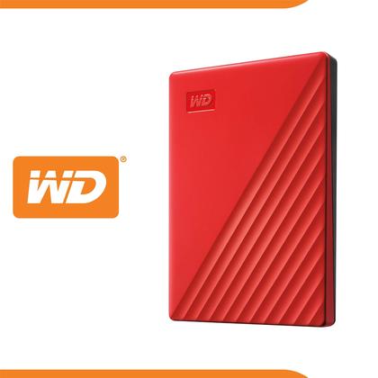 Imagem de Disco rígido externo WD My Passport 5TB vermelho USB 3.1/3.0