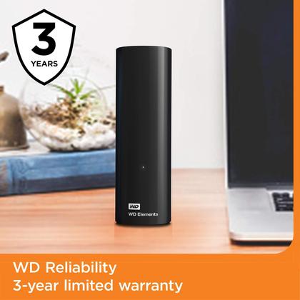 Imagem de Disco rígido externo Western Digital Elements 4TB USB 3.0