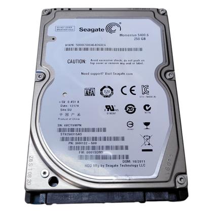 Imagem de Disco Rigido Hd Interno Seagate 250gb 2,5 Sata Diversos Modelos
