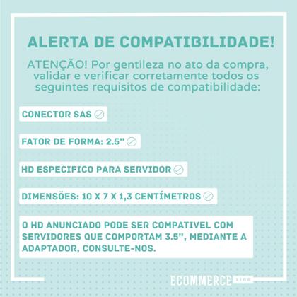 Imagem de Disco Rígido HD SAS 1TB 2.5 7.2K 6GB/s Dell