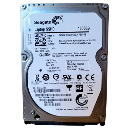 [美品]　Seagate　ハイブリッド SSHD　ST1000LM014　1TB (1000GB)　2.5in　正常動作品　(12VGD) Seagate ラップトップ SSHD 1000GB シリアル ATA ディスク ドライブ