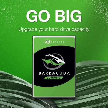 Imagem de Disco rígido interno Seagate BarraCuda 2TB HDD 3.5" SATA 6Gb/s
