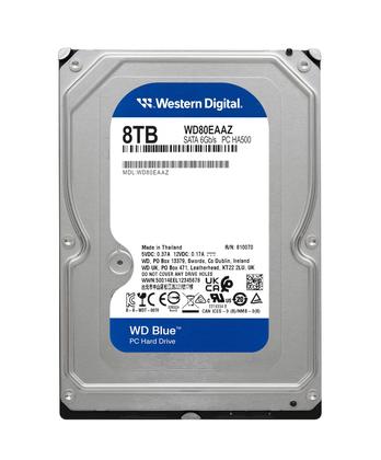 Imagem de Disco rígido interno Western Digital WD Blue 8 TB SATA 6 Gb/s
