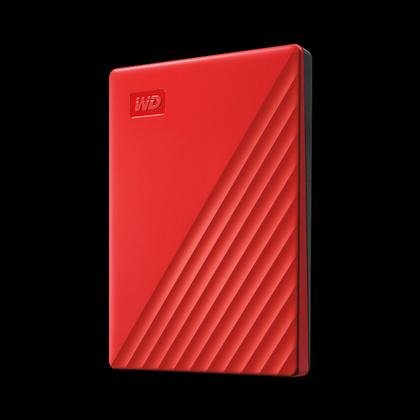 Imagem de Disco Rígido Portátil 2TB WD My Passport - Vermelho