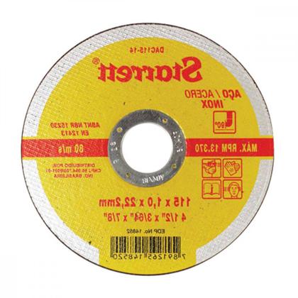 Imagem de Disco Sped/Inox Starret 4.1/2X7/8X1,0 ./ Kit Com 12 Unidades