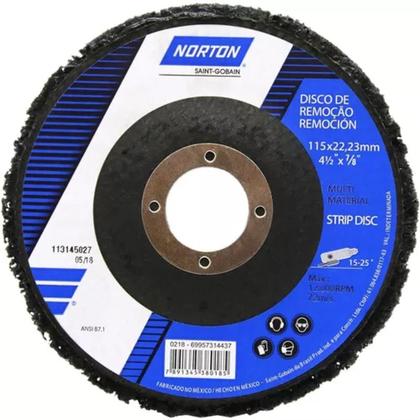 Imagem de Disco Strip Disc Norton Remoção Limpeza Tinta Verniz 115mm
