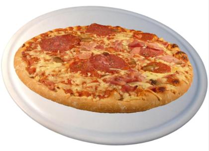 Imagem de Disco Tabua Pizza C/ Canaleta 40 Cm Em Polietileno 8mm