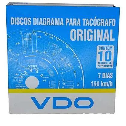 Imagem de Disco tacografo semanal 180km - vdo 140250006f