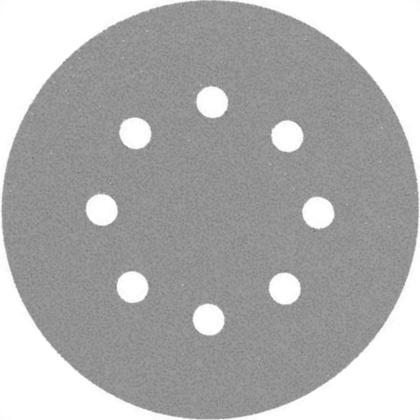 Imagem de Disflex Disco Lixa Pluma Branco 5X 60 8Furo - Kit C/10 Pc