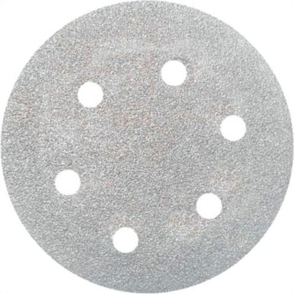 Imagem de Disflex Disco Lixa Pluma Branco 6X 60 6Furo - Kit C/10 Pc