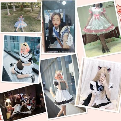 Imagem de Disfraz Wannsee Lolita Sirvienta Francesa Set de 6 Piezas Azul 3XL