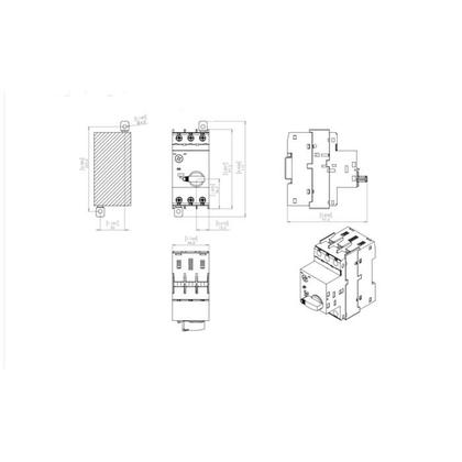 Imagem de Disjuntor 20A a 25A Motor Weg MPW de Tripolar MPW40