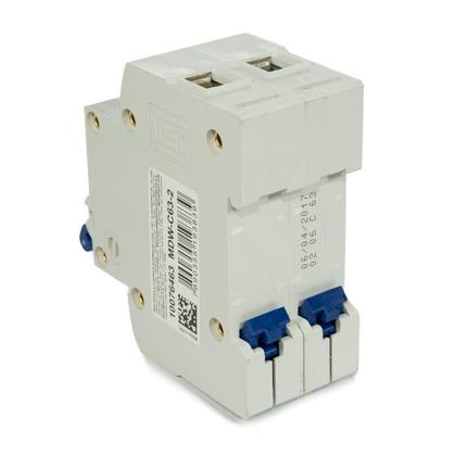 Imagem de Disjuntor 63A Bipolar Curva C Weg C63 Mini DIN 5kA MDW