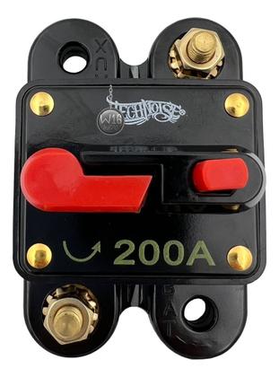 Imagem de Disjuntor Automotivo Technoise 200 A Resetavel Automotivo Proteção para Som Automotivo