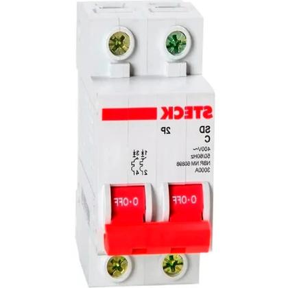 Imagem de Disjuntor Bipolar 32A Curva C Padrao Din Steck