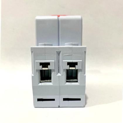 Imagem de Disjuntor Bipolar Duplo 06a, 10a, 16a,20a, 25a, 32a,40a, 50a, 63a, 70a, 80a, 100a, 125a