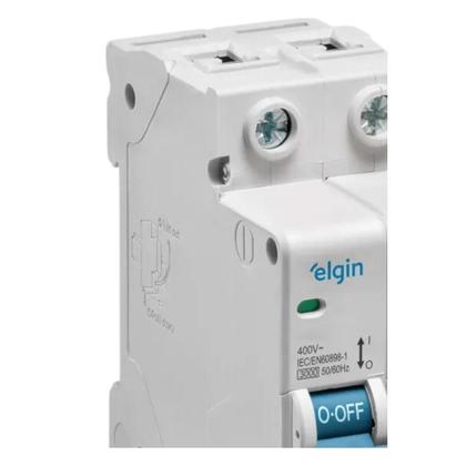 Imagem de Disjuntor Bipolar Elgin 16a 20a 25a 32a 50a 63a