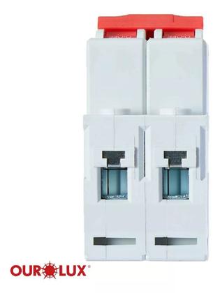 Imagem de Disjuntor DIN Curva C Bipolar 50A Ourolux