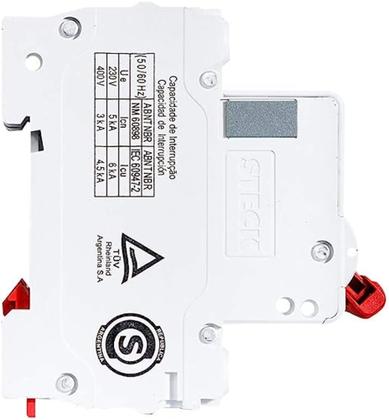 Imagem de Disjuntor Din Steck Bipolar 70A Amperes Curva C