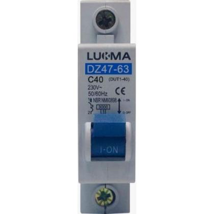 Imagem de Disjuntor din unipolar 40amp lukma34007