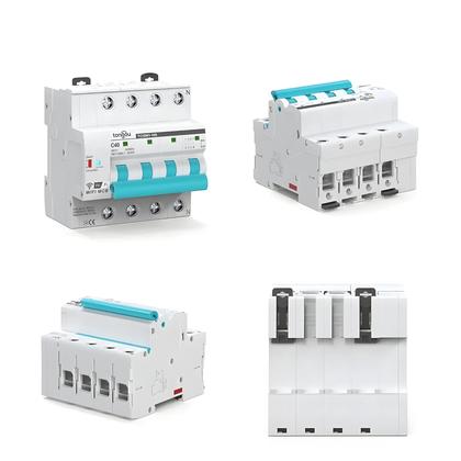 Imagem de Disjuntor Inteligente DIN Rail Tuya WIFI Com Temporizador Controle Remoto APP Interruptor Automático