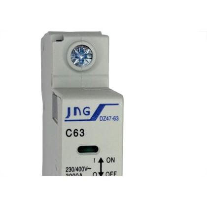 Imagem de Disjuntor Jng ''Din'' Unipolar 12081 - 63A. C