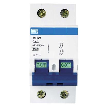 Imagem de Disjuntor Mdw 50a Weg - Curva C Bipolar