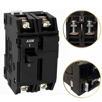Imagem de Disjuntor Nema Unipolar Preto 1P, 2P e 3P 10a-15a-20a-25a-30a-35a-40a-50a-60a-70a-90a-100a