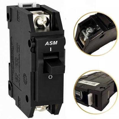 Imagem de Disjuntor Nema Unipolar Preto 1P, 2P e 3P 10a-15a-20a-25a-30a-35a-40a-50a-60a-70a-90a-100a