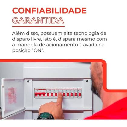 Imagem de Disjuntor Steck Din Unipolar 25A Curva C