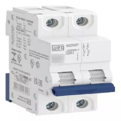 Imagem de   Disjuntor Termomagnético MDW C 2 x 70A WEG