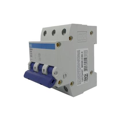 Imagem de Disjuntor termomagnetico mini mdw-c 50a tripolar - cod 10076457