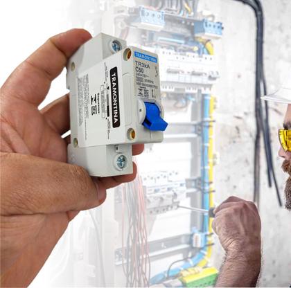 Imagem de Disjuntor Unipolar Monopolar Din Tramontina 10a A 63a