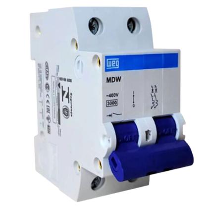 Imagem de Disjuntor Weg Termomagetico Bipolar Mdw Curva C 10A