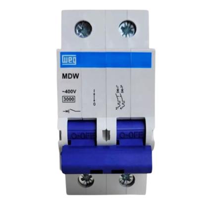 Imagem de Disjuntor Weg Termomagetico Bipolar Mdw Curva C 10A