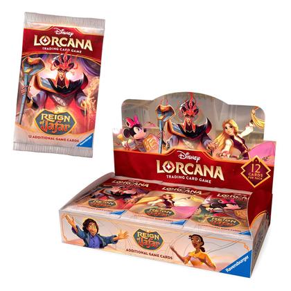 Disney Lorcana Reign of Jafar Booster Box 24 Pacotes EN