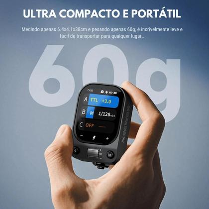 Imagem de Disparador Flash Neewer QZ-C TTL Touch para Câmeras Cano