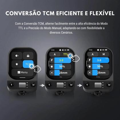 Imagem de Disparador Flash Neewer QZ-C TTL Touch para Câmeras Cano