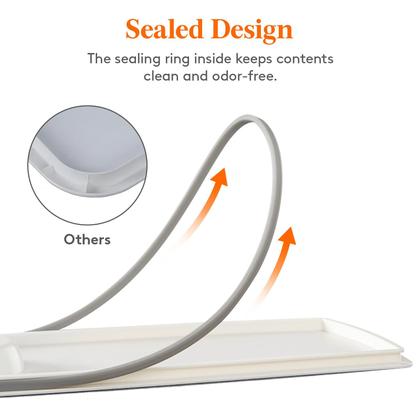 Imagem de Dispensador de arroz Lifewit com capacidade de 25,4 libras (11,5 kg) sem BPA