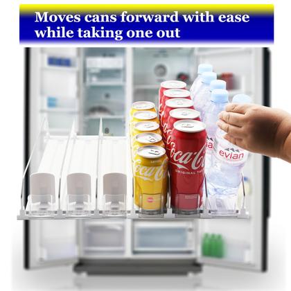 Imagem de Dispensador de bebidas AMLLLC para geladeira, Pusher Glide 25 latas