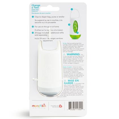 Imagem de Dispensador de Fraldas Munchkin Arm & Hammer com 24 Bolsas