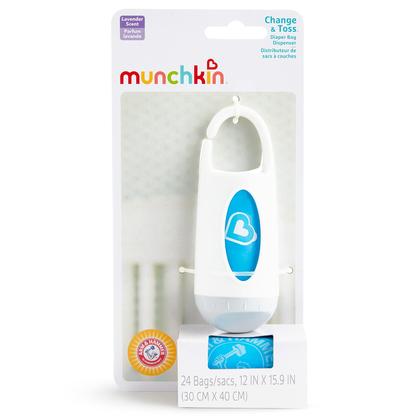 Imagem de Dispensador de Fraldas Munchkin Arm & Hammer com 24 Bolsas