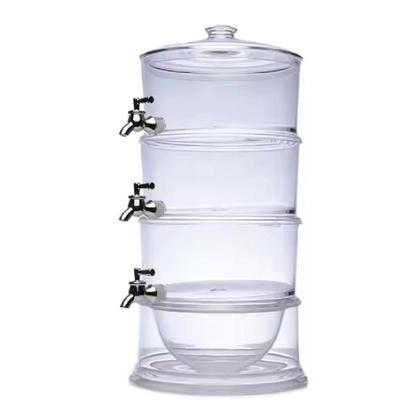 Imagem de Dispenser de Bebidas 3 Em 1 Acrílica 10,5 Litros Suco Água