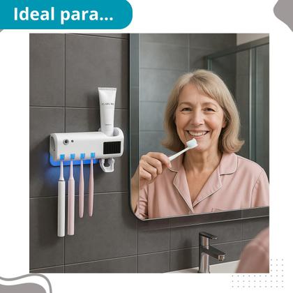 Imagem de Dispenser de Escovas de Dentes com LED UV Alta Performance