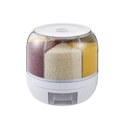Imagem de Dispenser De Grãos, Cereais Giratório 6 Em 1 + Dosador 24X24