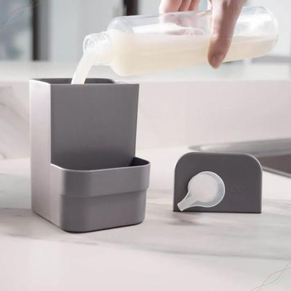 Imagem de Dispenser de Pia Porta Detergente Compartimento Para Esponja Trium Compact 500ml Ou