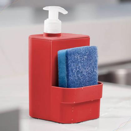 Imagem de Dispenser de Pia Porta Detergente Compartimento Para Esponja Trium Compact 500ml Ou
